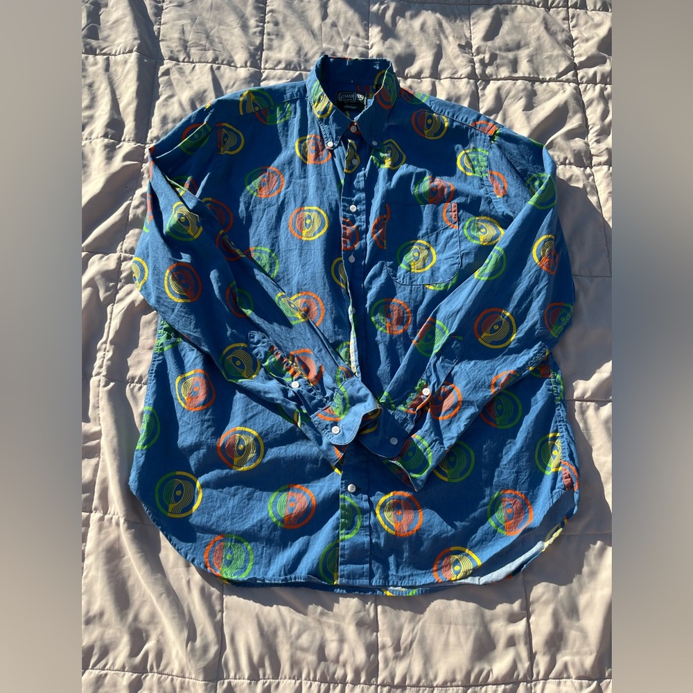 Gitman Bros Men Long Sleeve Shirt, XL